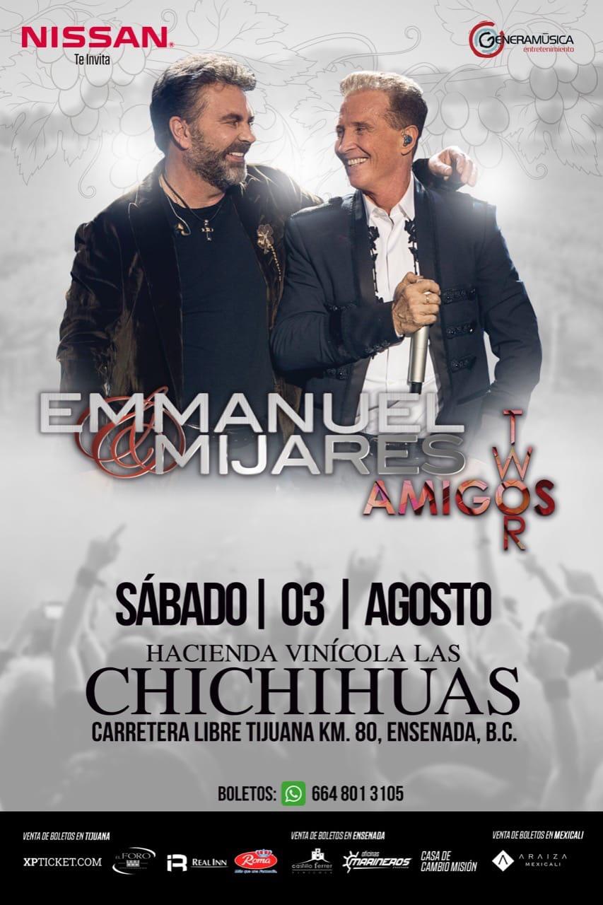 Emmanuel y Mijares con súper concierto en Ensenada