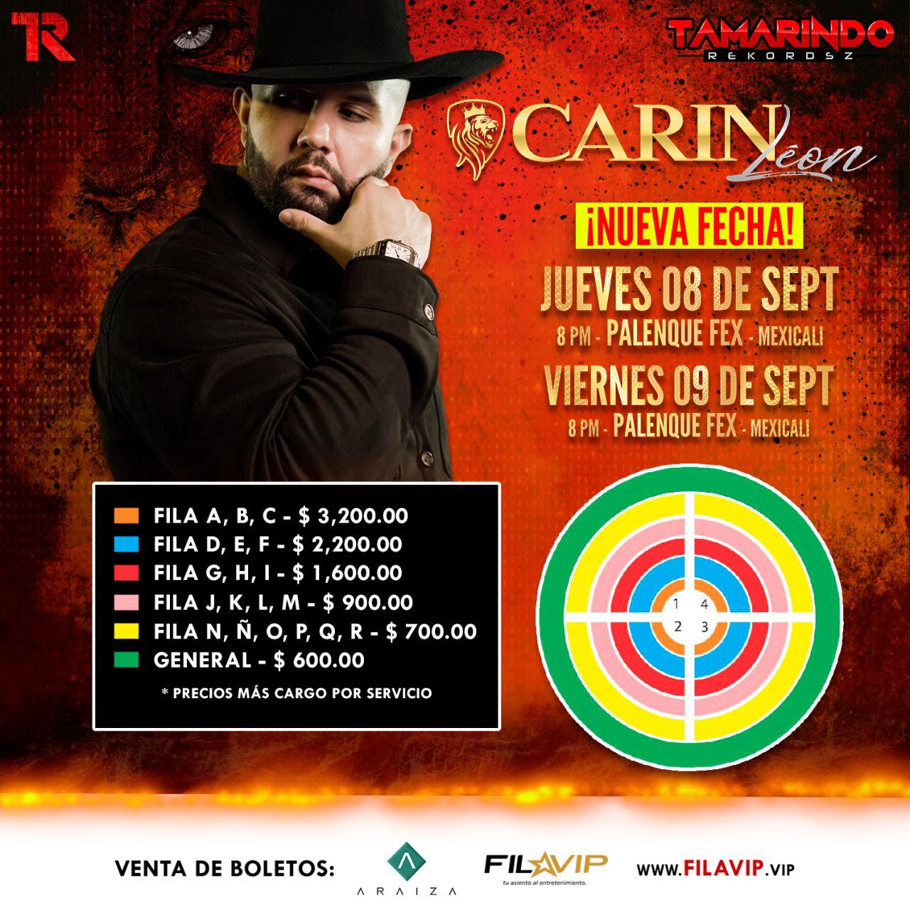 Carin Leon Concert 2025 Mexicali Shane Darlleen